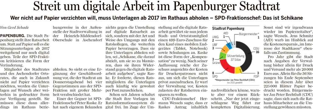 161217 EZ Streit um digitale arbeit im Papenburger Stadtrat
